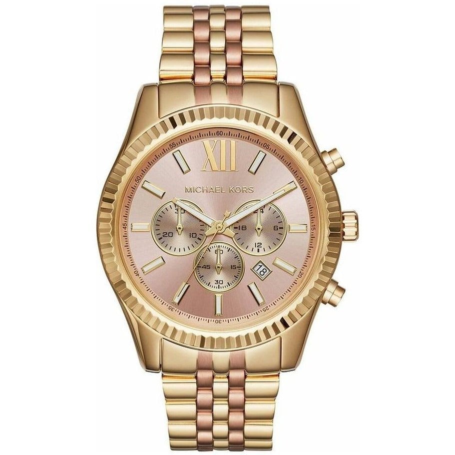 Michael Kors Lexington Gold Chronograph Watch - MK6473